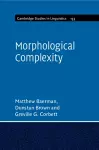 Morphological Complexity cover