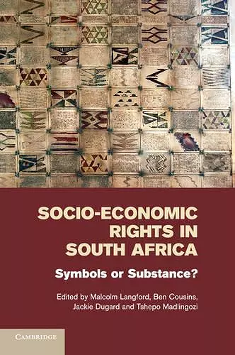 Socio-Economic Rights in South Africa cover