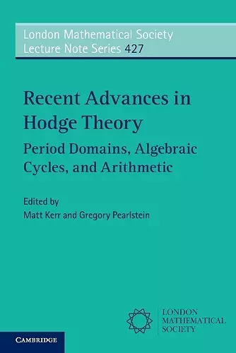 Recent Advances in Hodge Theory cover