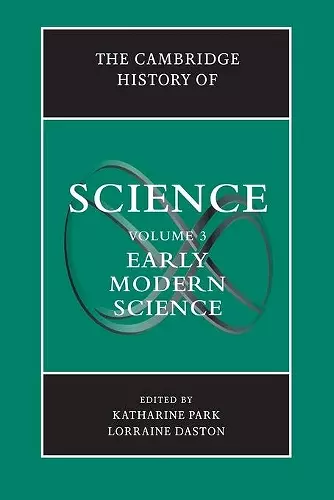 The Cambridge History of Science: Volume 3, Early Modern Science cover