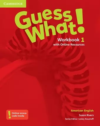 Guess What! American English Level 1 Workbook with Online Resources cover