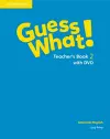 Guess What! American English Level 2 Teacher's Book with DVD cover