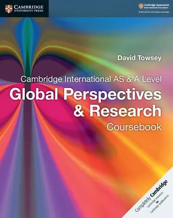 Cambridge International AS & A Level Global Perspectives & Research Coursebook cover