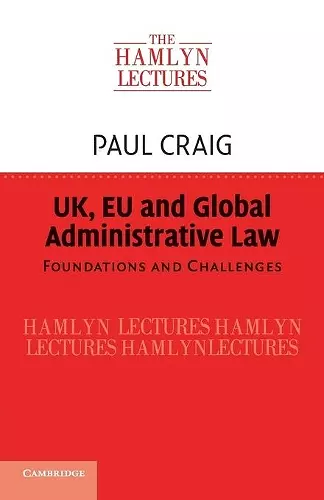 UK, EU and Global Administrative Law cover