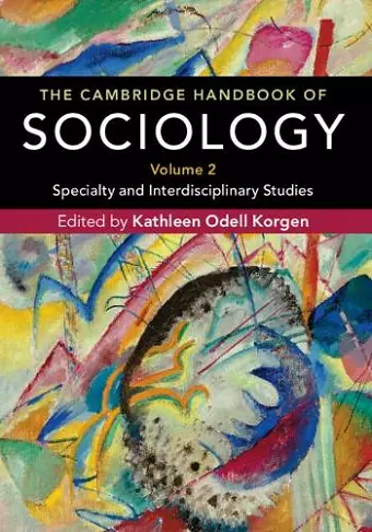 The Cambridge Handbook of Sociology cover