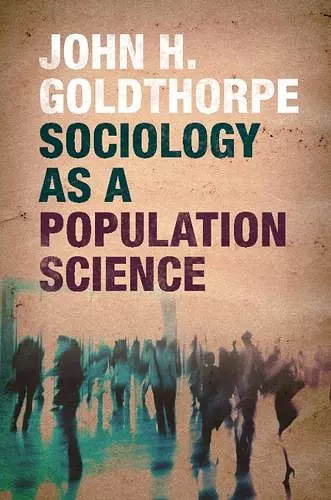 Sociology as a Population Science cover