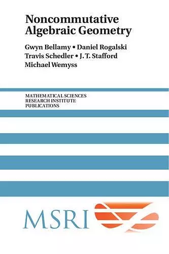 Noncommutative Algebraic Geometry cover