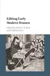 Editing Early Modern Women cover