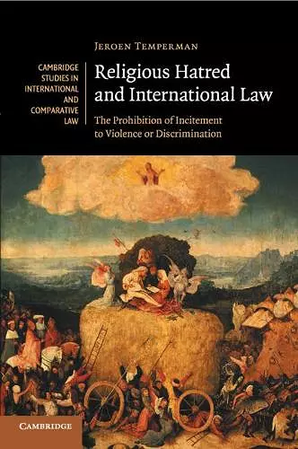 Religious Hatred and International Law cover