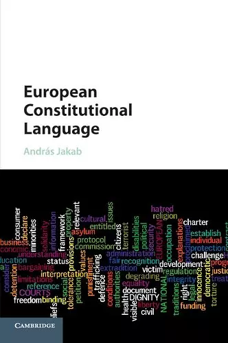 European Constitutional Language cover