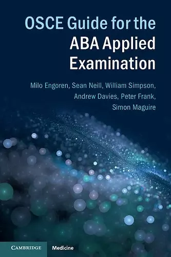 OSCE Guide for the ABA Applied Examination cover