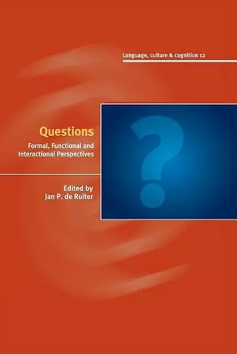 Questions cover