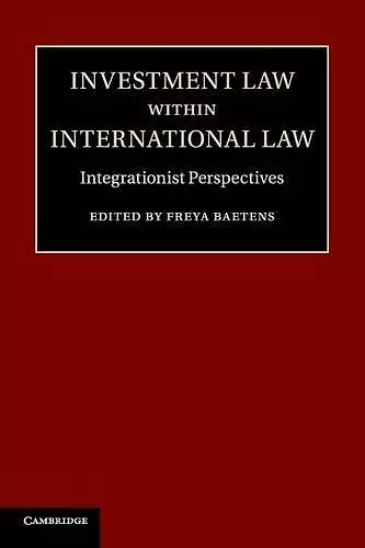 Investment Law within International Law cover