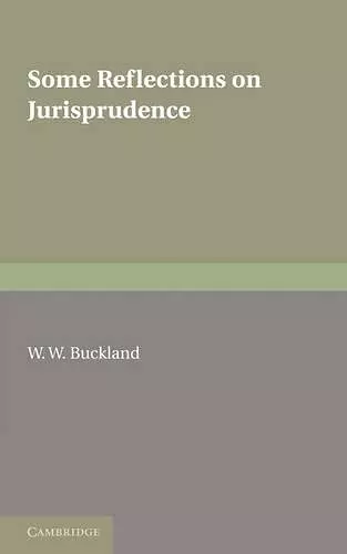 Some Reflections on Jurisprudence cover