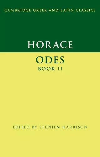 Horace: Odes Book II cover