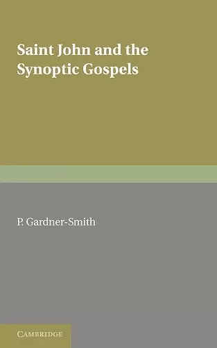 Saint John and the Synoptic Gospels cover