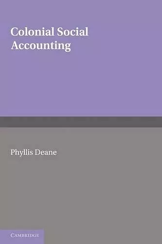 Colonial Social Accounting cover