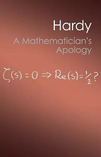 A Mathematician's Apology cover