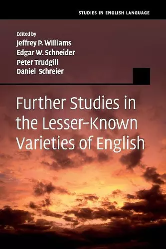 Further Studies in the Lesser-Known Varieties of English cover