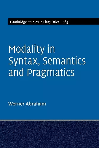 Modality in Syntax, Semantics and Pragmatics cover