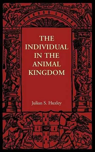 The Individual in the Animal Kingdom cover