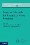 Operator Methods for Boundary Value Problems cover