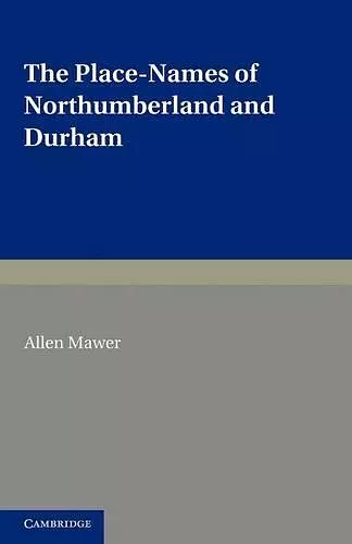 The Place-Names of Northumberland and Durham cover