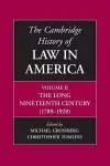 The Cambridge History of Law in America cover