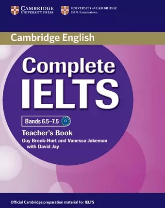 Complete IELTS Bands 6.5–7.5 Teacher's Book cover