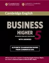 Cambridge English Business 5 Higher Student's Book with Answers cover