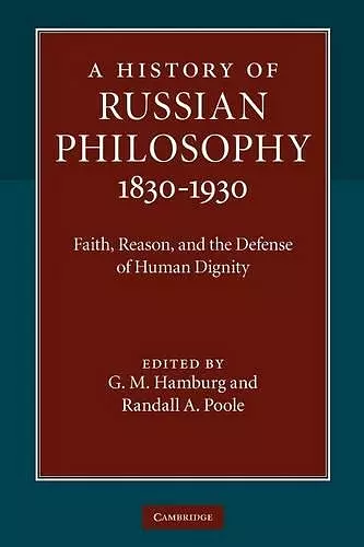 A History of Russian Philosophy 1830–1930 cover