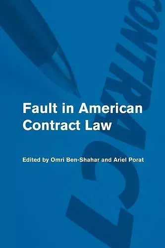 Fault in American Contract Law cover