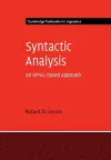 Syntactic Analysis cover