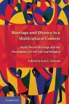 Marriage and Divorce in a Multi-Cultural Context cover