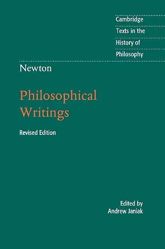 Newton: Philosophical Writings cover