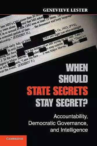 When Should State Secrets Stay Secret? cover