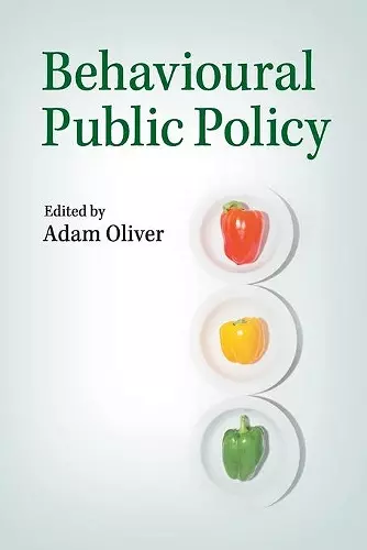 Behavioural Public Policy cover