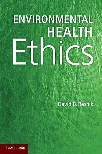 Environmental Health Ethics cover