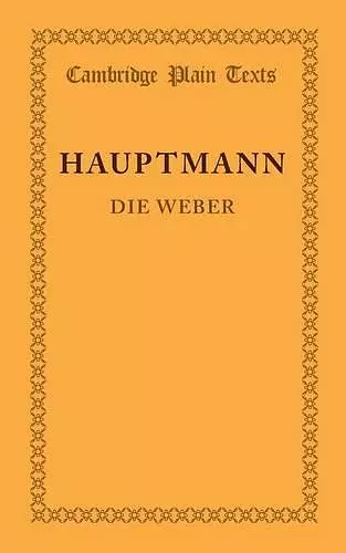 Die Weber cover