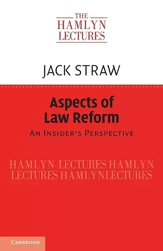 Aspects of Law Reform cover