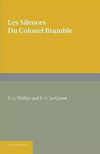 Les silences du Colonel Bramble cover