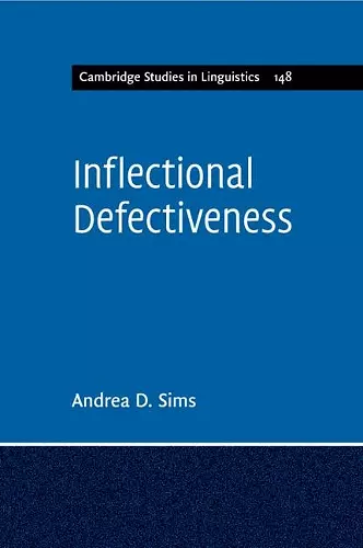 Inflectional Defectiveness cover