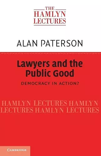 Lawyers and the Public Good cover