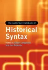 The Cambridge Handbook of Historical Syntax cover
