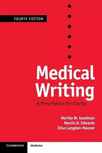 Medical Writing cover