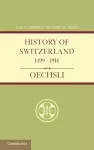 History of Switzerland 1499–1914 cover
