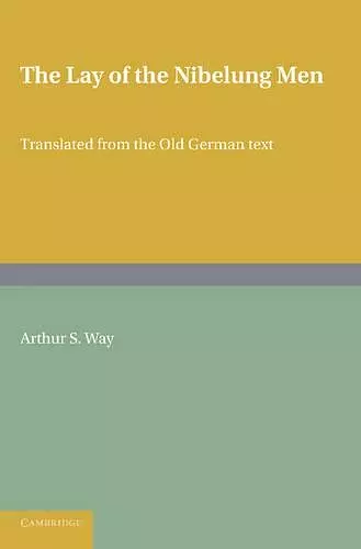 The Lay of the Nibelung Men cover