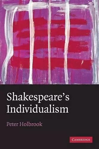 Shakespeare's Individualism cover