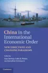 China in the International Economic Order cover