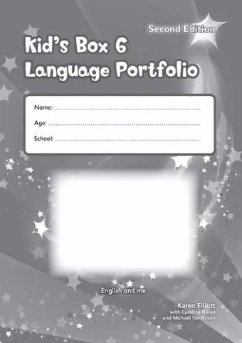 Kid's Box Level 6 Language Portfolio cover